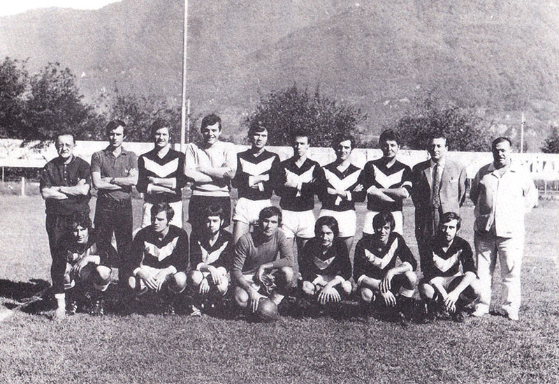 Prima formazione FC Moderna 1970